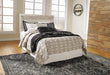 Signature Design Whitewash Queen Panel Headboard