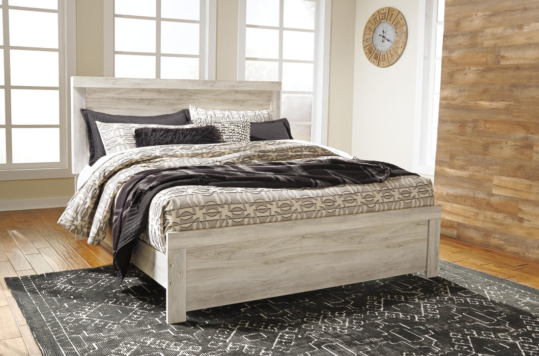 Signature Design Whitewash King Panel Headboard
