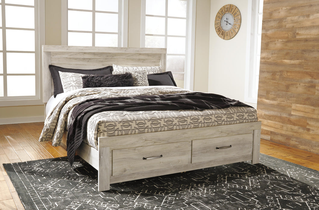 Signature Design Whitewash King Panel Headboard