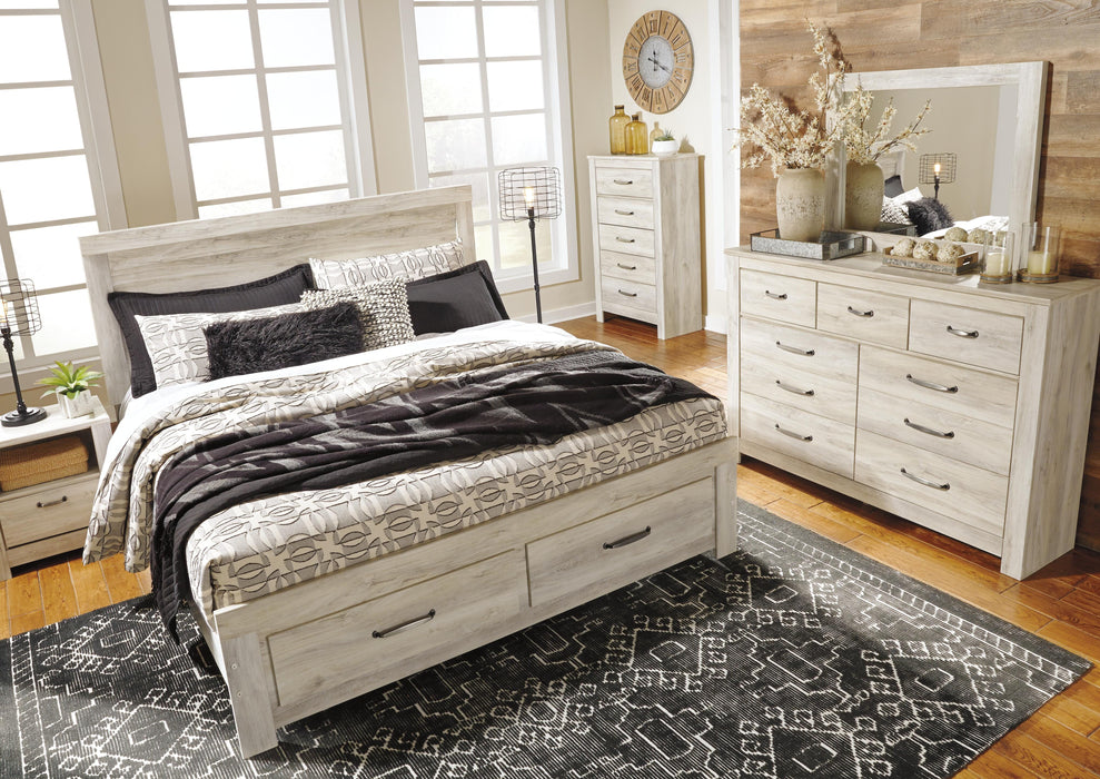 Signature Design Whitewash King Panel Headboard