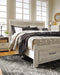 Signature Design Whitewash King Panel Headboard