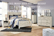 Signature Design Whitewash Queen Panel Headboard