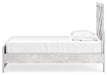 Signature Design Whitewash Twin Panel Bed