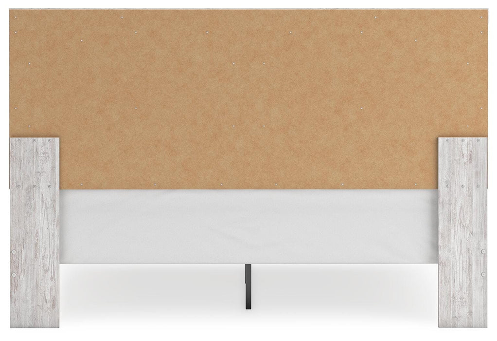Signature Design Whitewash King Panel Bed