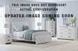 Signature Design Whitewash King Panel Bed