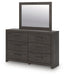 Signature Design Charcoal Dresser and Mirror