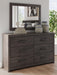 Signature Design Charcoal Dresser and Mirror