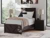 Signature Design Charcoal Twin Panel Bed