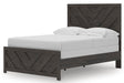 Signature Design Charcoal Full Panel Bed