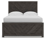 Signature Design Charcoal Full Panel Bed