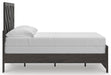 Signature Design Charcoal Full Panel Bed