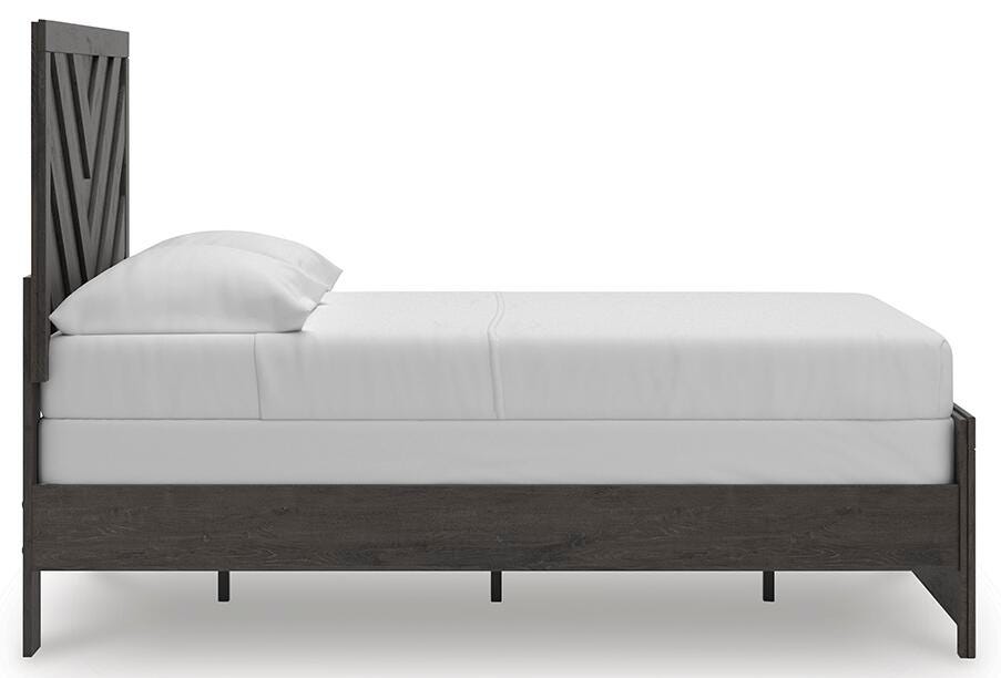 Signature Design Charcoal Full Panel Bed