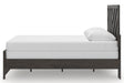 Signature Design Charcoal Queen Panel Bed