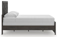 Signature Design Charcoal Queen Panel Bed