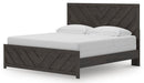 Signature Design Charcoal King Panel Bed