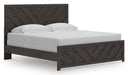 Signature Design Charcoal King Panel Bed