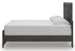 Signature Design Charcoal King Panel Bed