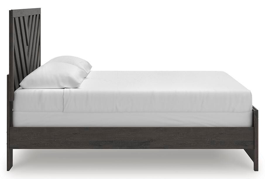 Signature Design Charcoal King Panel Bed