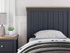 Signature Design Brown/Blue Twin Panel Headboard