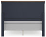 Signature Design Brown/Blue Queen Panel Bed