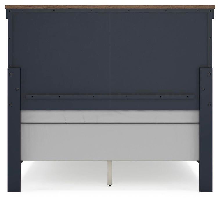 Signature Design Brown/Blue Full Panel Bed