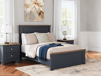 Signature Design Brown/Blue Full Panel Headboard