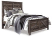Signature Design Gray Queen Crossbuck Panel Bed