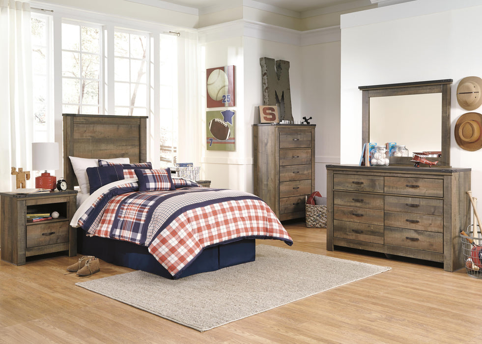 Signature Design Brown Twin Panel Headboard