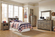Signature Design Brown Twin Bookcase Headboard