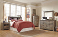 Signature Design Brown Full Bookcase Headboard