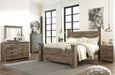 Signature Design Brown King Poster Bed
