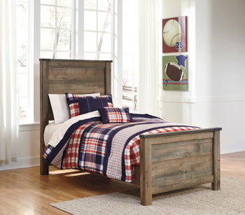 Signature Design Brown Twin Panel Bed