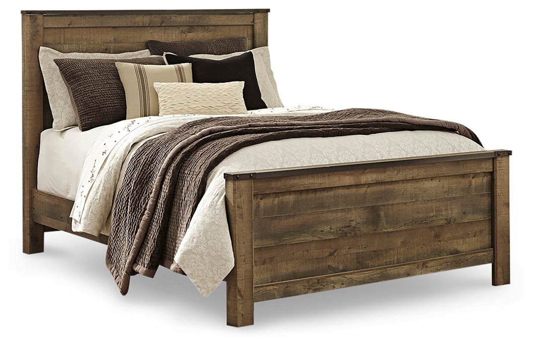 Signature Design Brown Queen Panel Bed