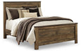 Signature Design Brown Queen Panel Bed