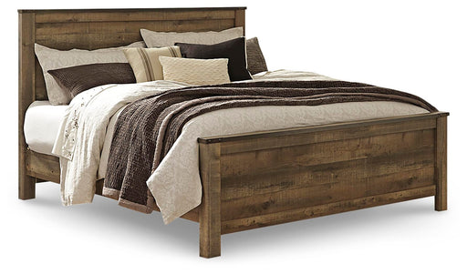 Signature Design Brown King Panel Bed