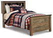 Signature Design Brown Twin Bookcase Bed