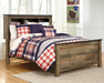 Signature Design Brown Full Bookcase Panel Bed