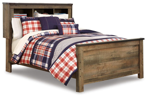 Signature Design Brown Full Bookcase Panel Bed