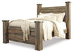 Signature Design Brown Queen Poster Bed