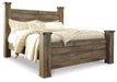 Signature Design Brown King Poster Bed