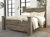 Signature Design Brown King Poster Bed