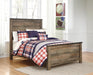 Signature Design Brown Full Panel Bed