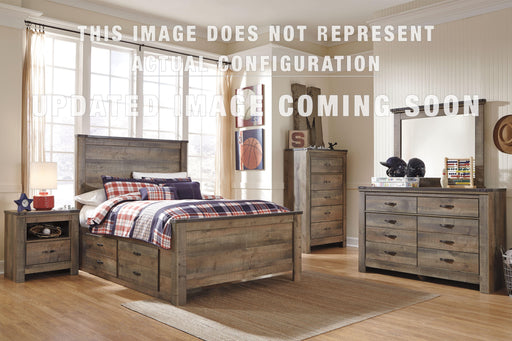 Signature Design Brown Dresser and Mirror