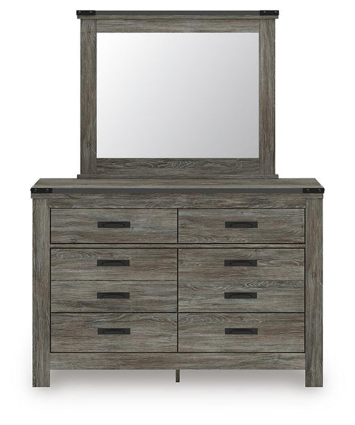 Signature Design Gray Dresser and Mirror