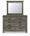 Signature Design Gray Dresser and Mirror