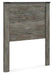 Signature Design Gray Twin Panel Headboard