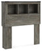 Signature Design Gray Twin Bookcase Headboard