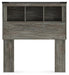 Signature Design Gray Twin Bookcase Headboard