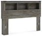 Signature Design Gray Queen Bookcase Headboard