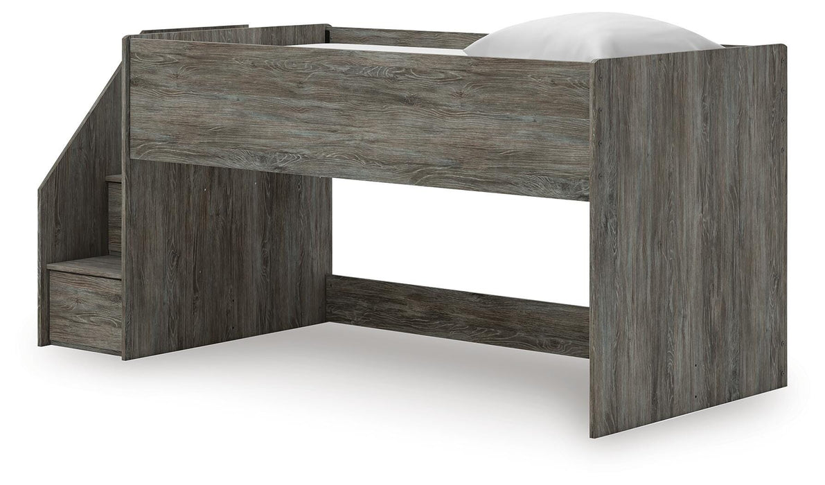 Signature Design Gray Twin Loft Bed